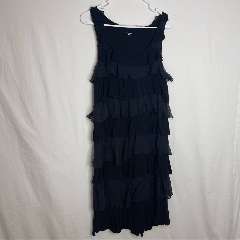 Garnet Hill dress sz small Ruffled.